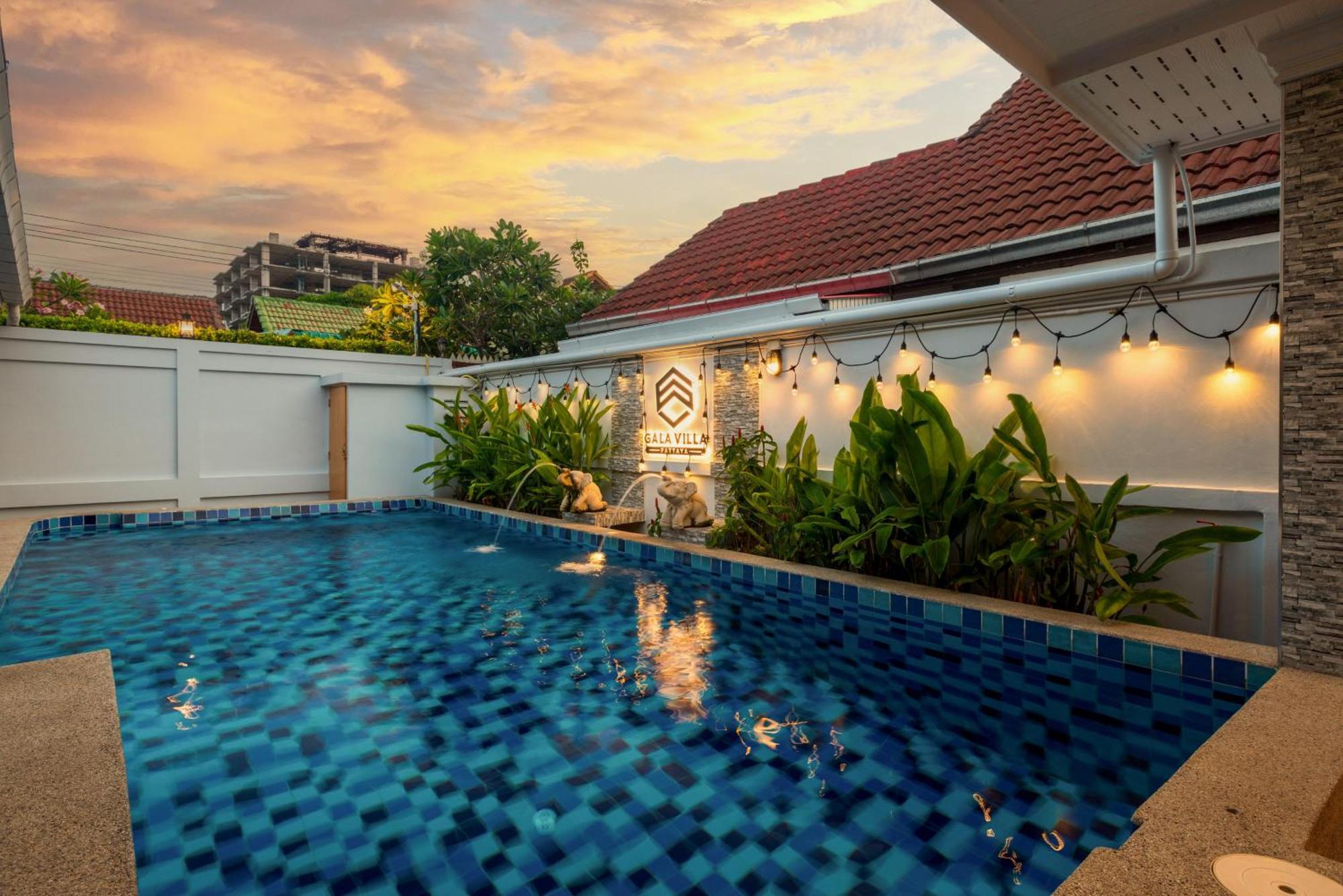 Pattaya Private Villa - Pool,Sauna,Snooker,Bbq Kültér fotó