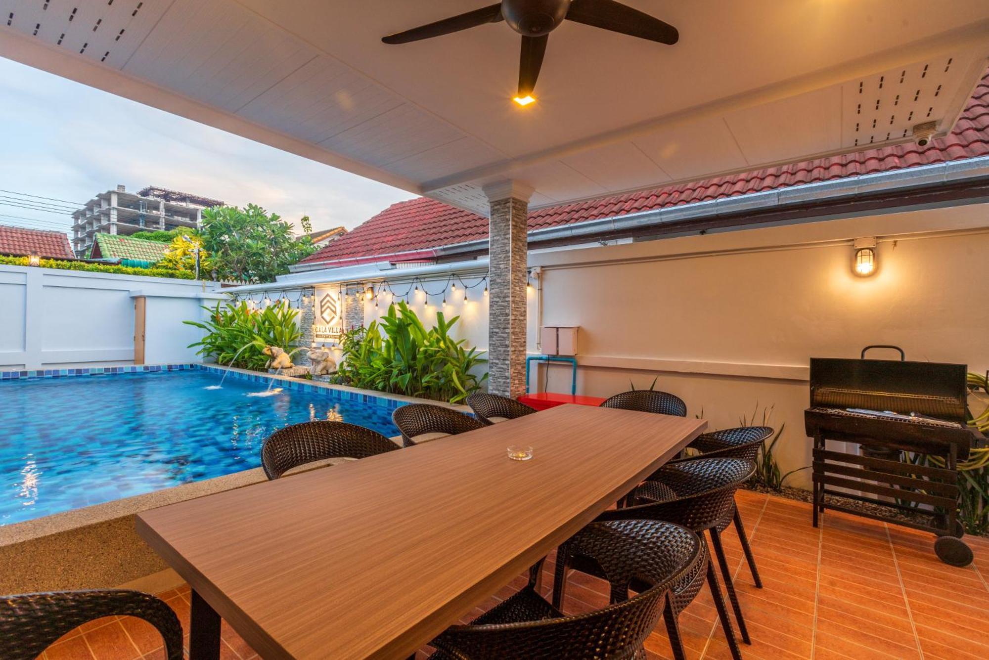 Pattaya Private Villa - Pool,Sauna,Snooker,Bbq Kültér fotó