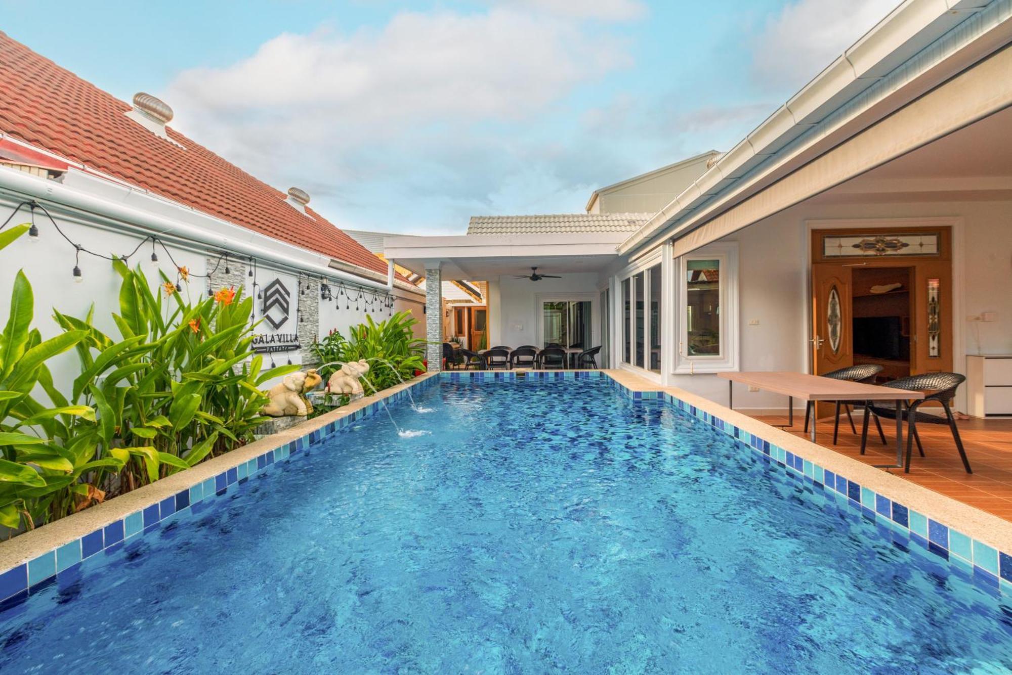Pattaya Private Villa - Pool,Sauna,Snooker,Bbq Kültér fotó