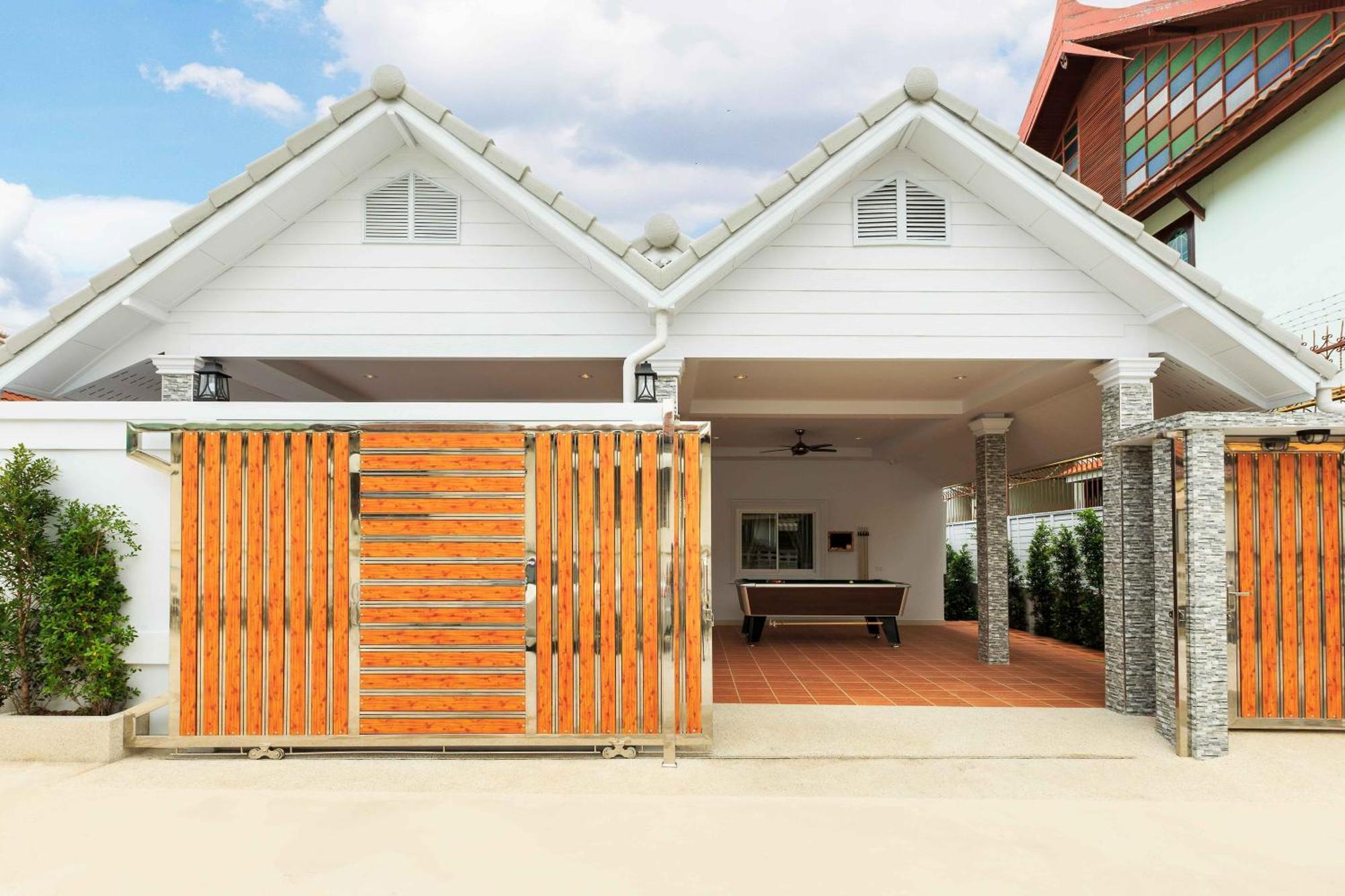 Pattaya Private Villa - Pool,Sauna,Snooker,Bbq Kültér fotó
